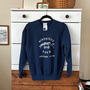 Vintage Equestrian Crew Neck Sweatshirt